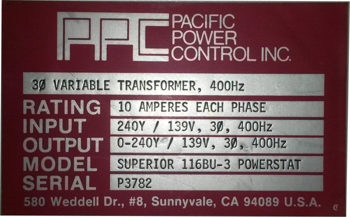 Pacific Power Control Reguline for sale